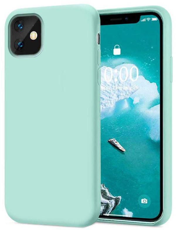 Compatible with iPhone 11 Pro Max Case, Green TPU Silicone Cases Shockproof Cover for iPhone 11 Pro Max 6.5 inch