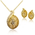 Acacia Leaf Jewelry Set Golden