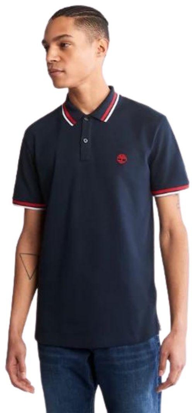 Ss Millers River Tipped Pique Polo Slim T-shirt