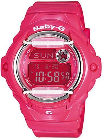 Casio Baby-G Ladies Pink Digital Dial Resin Band Watch [BG-169R-4B]