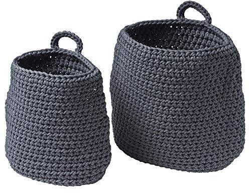 Nordrana Basket Set Of 2 Grey