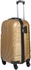 Senator Hard Case Large Luggage Trolley Suitcase for Unisex ABS Lightweight Travel Bag with 4 Spinner Wheels KH115 Gold