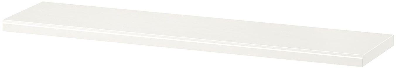 TRANHULT Shelf - white stained aspen 80x20 cm