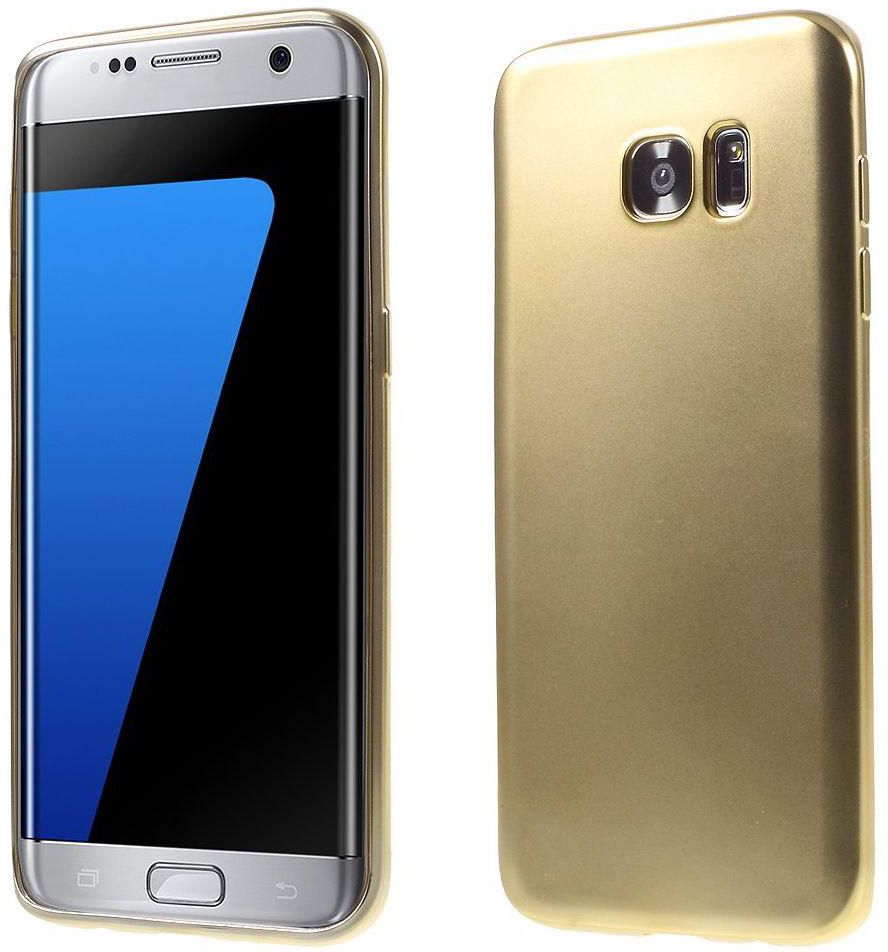 Samsung Galaxy S7 edge G935 - Electroplated TPU Skin Cover – Gold