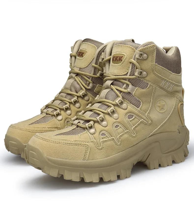 Men's Military Boot Combat Mens Ankle Boot Tactical Big Size 39-46 Army Boot Male Shoes Work Safety Shoes Motocycle Boots