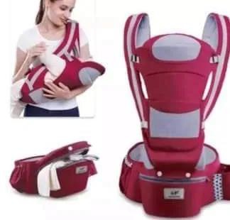 Generic Breathable Hipseat Baby Carrier easy to use with adjustable straps  Breathable material  Comfortable for baby and mum. The straps can be removed to carry the baby with the 