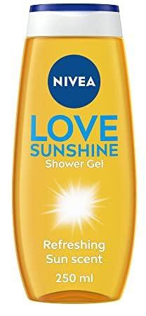 NIVEA Sunshine Love Shower Gel (250 ml), Refreshing and Caring Shower Gel with Aloe Vera, Nourishing Formula with Unique Summer Fragrance
