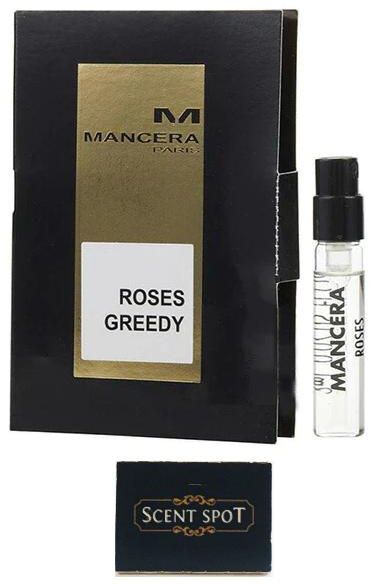 Mancera Roses Greedy (Vial / Sample) 2ml Eau De Parfum Spray (Unisex)
