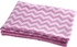 Moon Baby Blanket Soft Stretchy Knitted Cotton Swaddle Cuddle Reversible Unisex Infant New Born Gift Large By Moon, Size 70X102 Cm, 0-12 Months- Pink