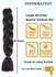 Hairstyling With Premium Set Of 3 Jumbo African Braiding Hair Extensions 82 Inches Each Kanekalon Crochet Twist Hair Synthetic High Temperature Fiber For Black Women Braids Wig