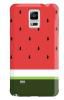 Stylizedd Samsung Galaxy Note 4 Premium Slim Snap case cover Matte Finish - Minimal Watermelon