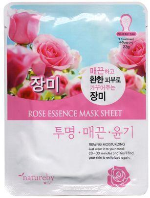 Natureby Korean Rose Essence Mask Sheet