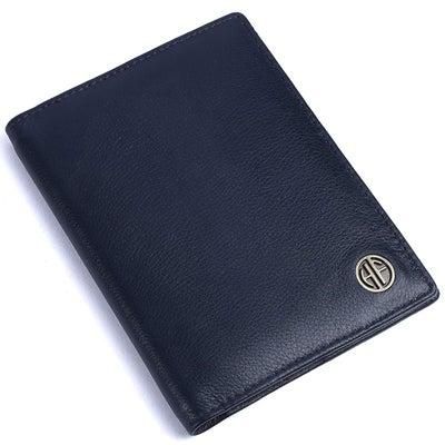 Premium Leather Passport Holder for Men and Women - Passport Cover Wallet with 1 Passport Slot, 3 Credit/Debit Card Slots, 1 ID Card Slot - Passport Case with RFID Protected