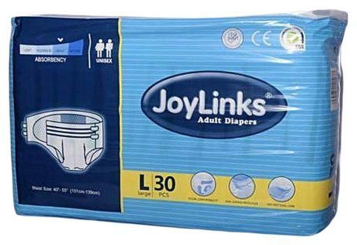 JoyLinks Adult Diapers Large (30 Pieces)