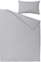 NATTSVÄRMARE Duvet cover and pillowcase - light grey 150x200/50x80 cm