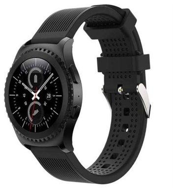Silicone Strap Band For Samsung Gear S2 Classic Black