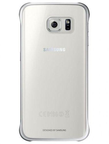 Samsung Protective Clear Cover for Samsung Galaxy S6 Edge - Silver