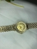 Classy Studded Women Wristwatch - Gold