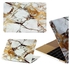 Hard Case Cover With Keyboard Cover For Apple MacBook Air 13.3-Inch Gold Marble