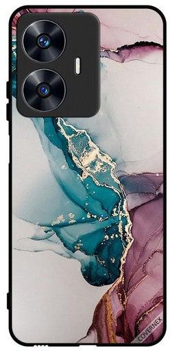 Protective Case Cover For Realme C55 Cracked Pattern