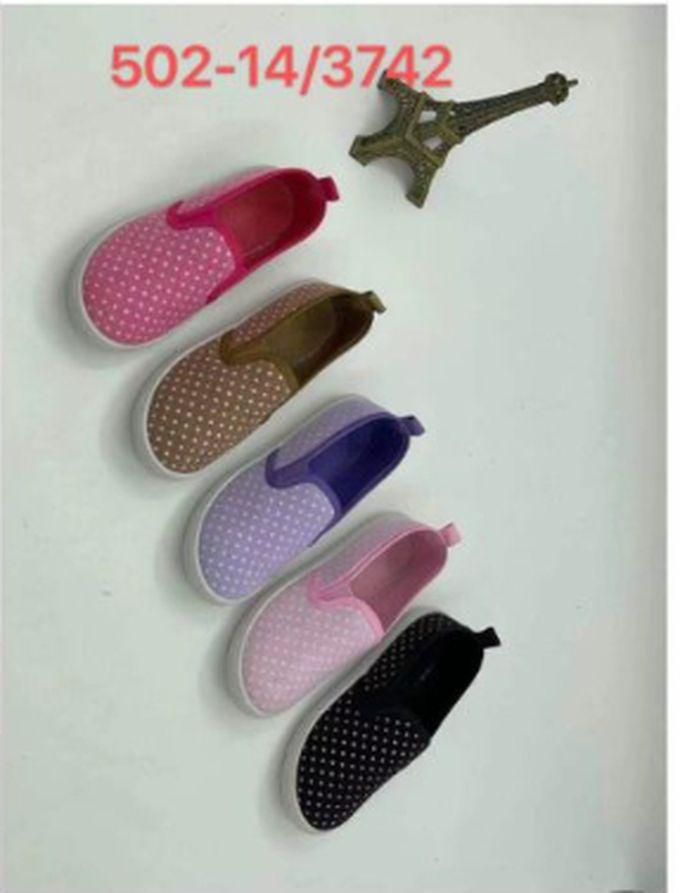 Fashion Comfy Classy Ladies Polka Dot Rubber Shoes Pink