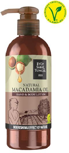 Eyüp Sabri Tuncer Natural Macadamia Oil Hand and Body Lotion 250ml