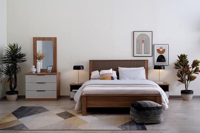Pan Emirates Home Furnishings Home Balli 5 Pc Bedroom Set 160X200 cm