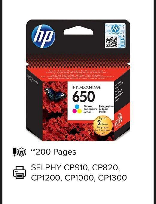 HP 650 Tri Color Ink Advantage Cartridge