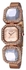 Louis Will WEIQIN Gift For Women Quartz Watch Lattest Ladies Dress Wristwatch Women Bangle Big Crystal Rhinestone Rose Gold Watches (Gold)