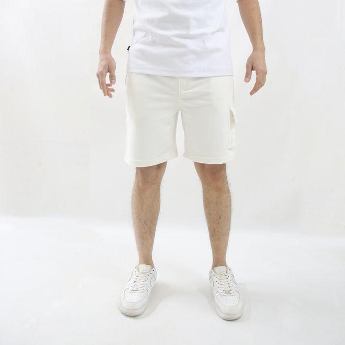 Chertex Men's Melton Shorts -white