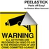 1pcs Warning Sticker PVC Camera Alarm Sticker