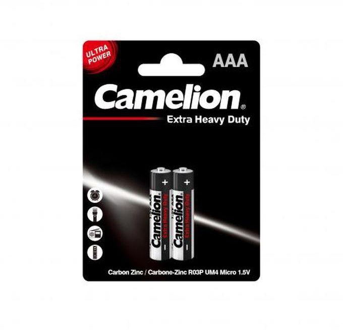 Camelion 2-Piece Extra Heavy Duty R03P-BP2B Batteries Set AAA