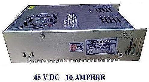 SMPS Power Supply 48V/10A with Fan (Engineering Projects) Not for Car Battery Charger / Inverter