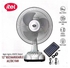 Itel 12 Inches Ac/dc Solar Rechargeable Fan With Panel & 2 Bulbs