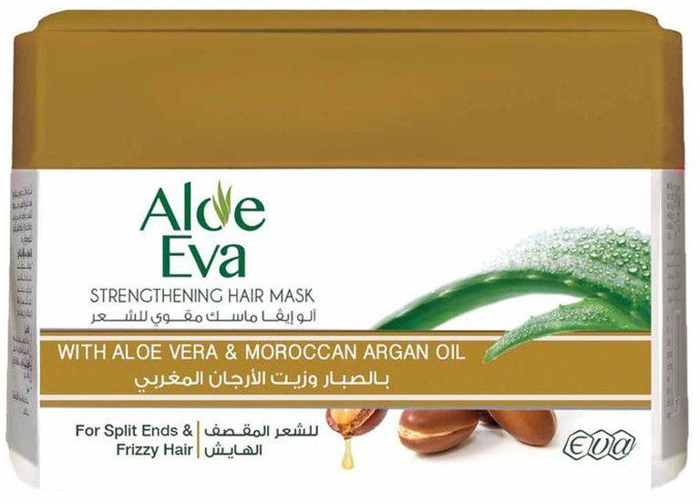 Aloe Eva Strengthening Hair Mask With Aloe Vera And Moroccan Argan Oil 185 Ml