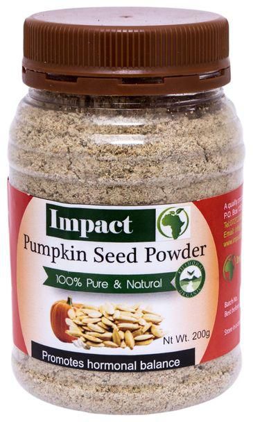 Impact Pumpkin Seeds Powder Organic Healthy And 100% Pure - 400gm