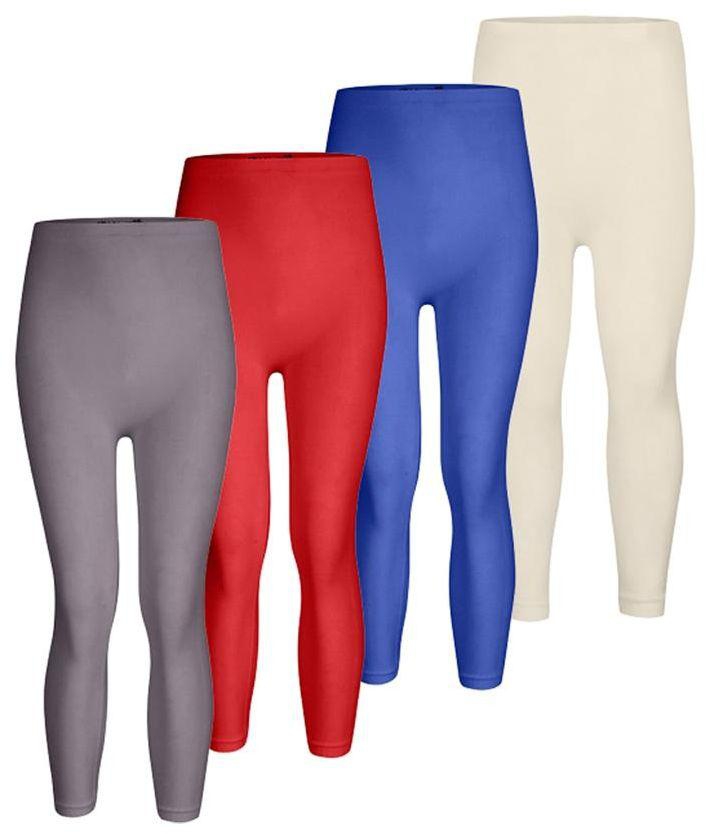 Silvy Set Of 4 Leggings For Women - Multicolor, X-Large