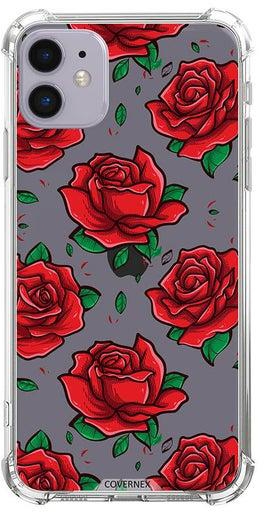Shockproof Protective Case Cover For Apple iPhone 11 Red Roses
