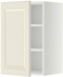 METOD Wall cabinet with shelves - white/Bodbyn off-white 40x60 cm
