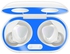 2Pcs Dust Guard Earphone Case Protect Film Sticker For Samsung Galaxy Buds Plus-Blue