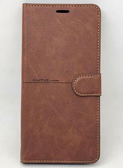 Xiaomi Redmi Note 10 & Note 10s Kaiyue Flip Leather 360 Full Cover - Brown