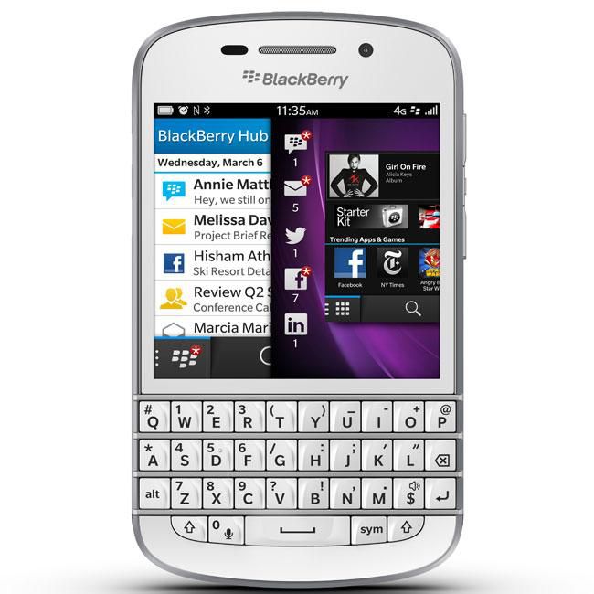 BlackBerry Q10 16GB LTE Smartphone White