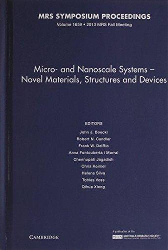 Cambridge University Press Micro and Nanoscale Systems: Novel Materials, Structures and Devices