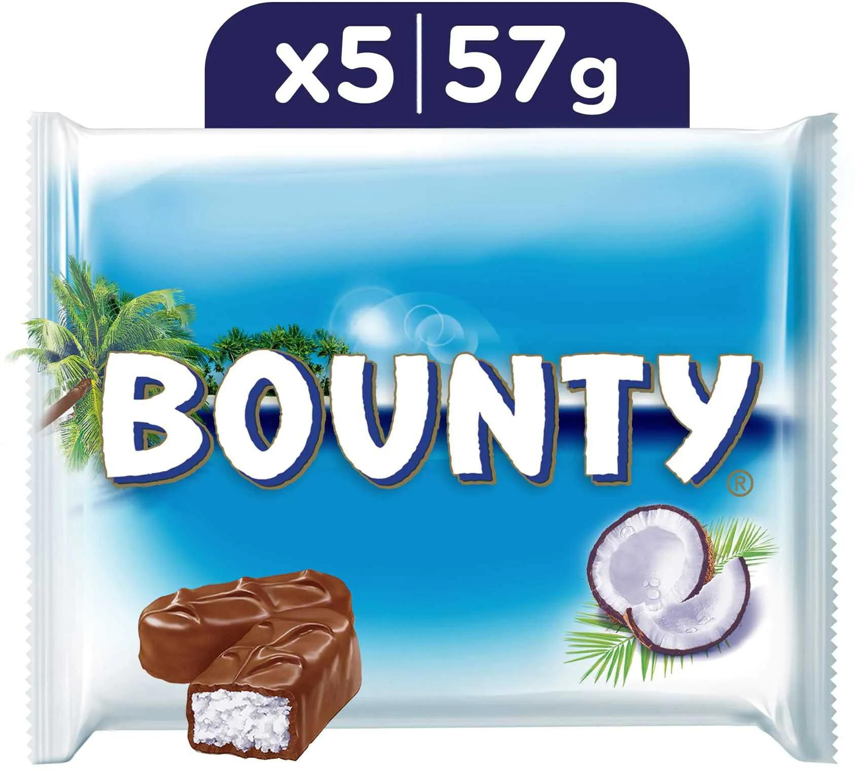 Bounty milk chocolate bars multipack 285 g