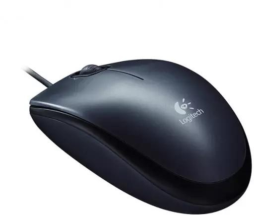 Logitech M90 Optical Mouse, dark, USB | Gear-up.me