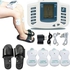 8 Pads Digital Body Slimming Pulse Massage With Slippers