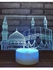 Multicolor Creative City Building Night Bed 3D lamp Colorful 3D Small Night Light Bedroom Decorative USB LED 3D Lights