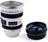 Camera Lens Vacuum Travel Coffee Mug With Lid White