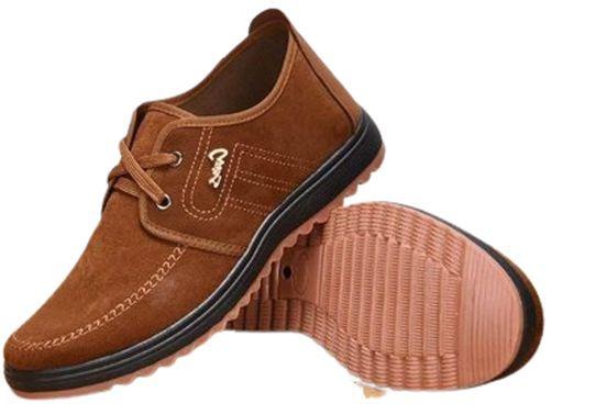 Fashion Unique Classic Men Laced Up Casual Canvas Sneaker Shoes- Brown-EU44