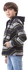 Andora Boys Hooded Neck With Drawstring Navy Blue & Olive Coziness Jacket